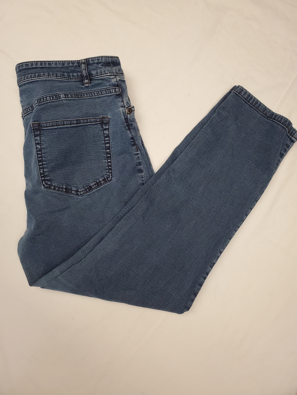 J. Jill Petite Ankle Jeans Size 12P Blue Stretch Slim Straight Denim Pants